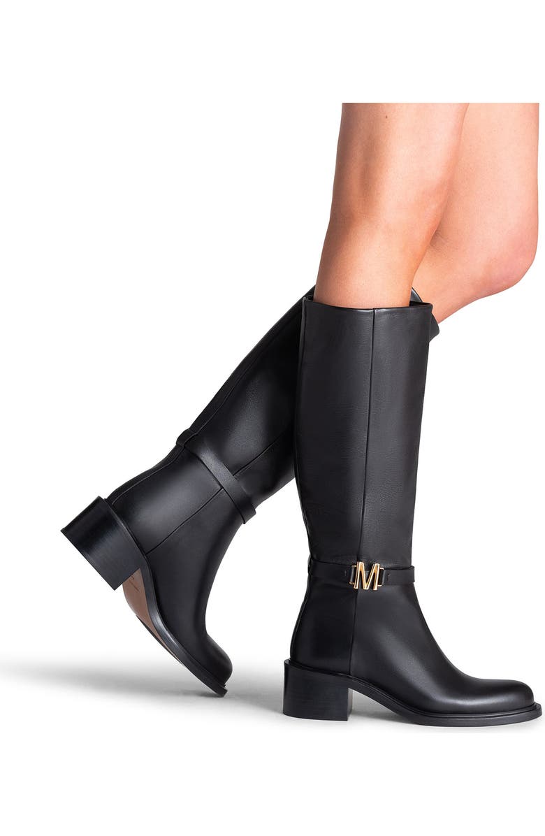 Magnanni Genevieve Riding Boot, Alternate, color, Black