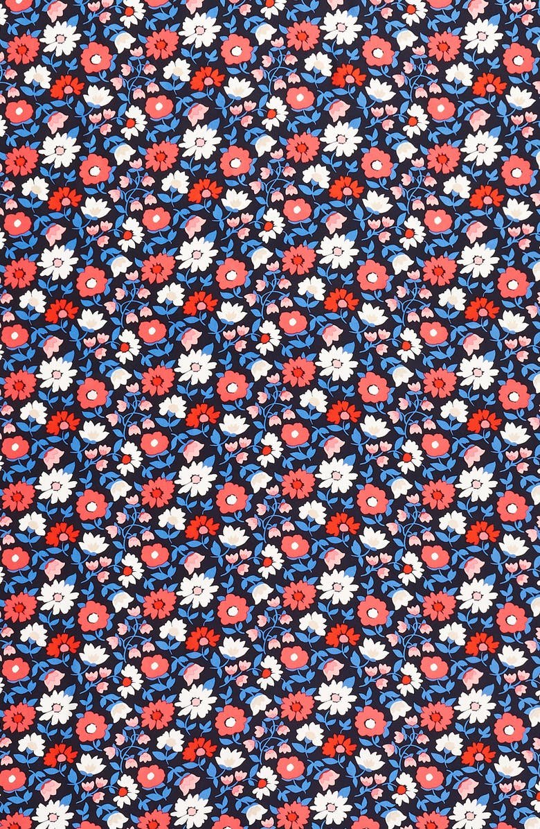 Kate Spade New York daisy oblong silk scarf, Alternate, color, 