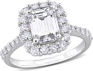 DELMAR Octagon Moissanite Ring