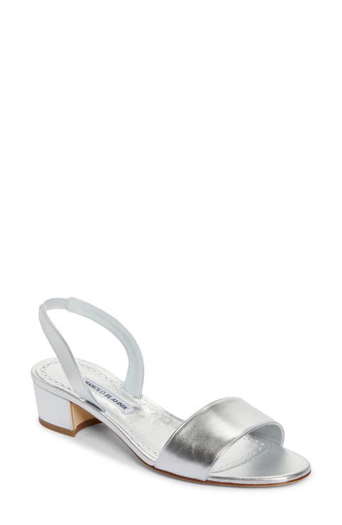 Women's Manolo Blahnik Low Heel Sandals | Nordstrom Women's Manolo Blahnik Low Heel Sandals | Nordstrom
