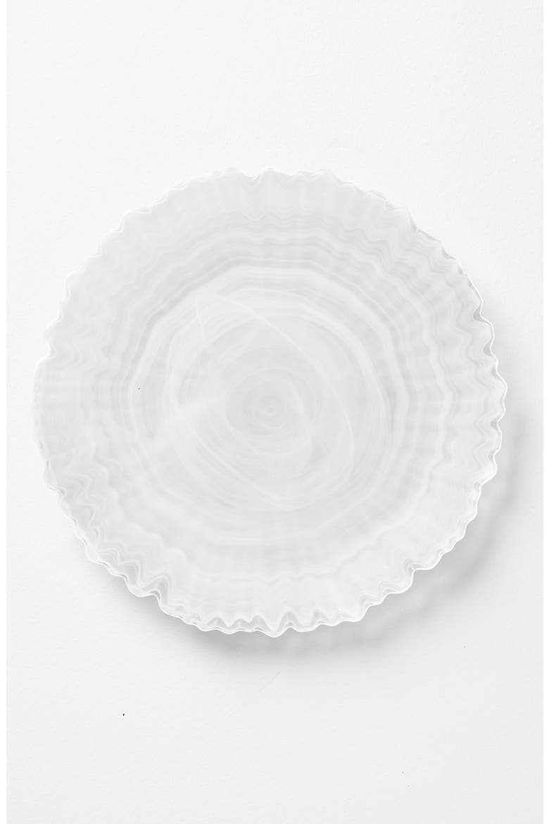 Anthropologie Alma Dessert Plate, Alternate, color, WHITE