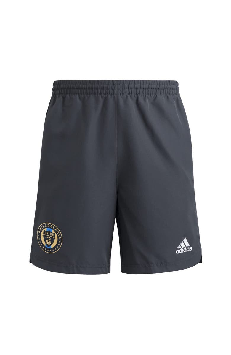 adidas Men's adidas Gray Philadelphia Union 2025 Travel Shorts, Alternate, color, Gray