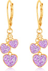 Chanteur Kids' Heart Drop Earrings