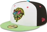 New Era Men's New Era White/Green Alebrijes de Modesto Copa De La Diversion 59FIFTY Fitted Hat
