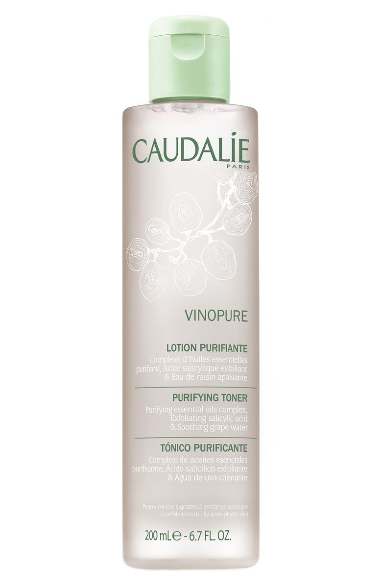CAUDALÍE Vinopure Natural Salicylic Acid Pore Minimizing Toner, Main, color,
