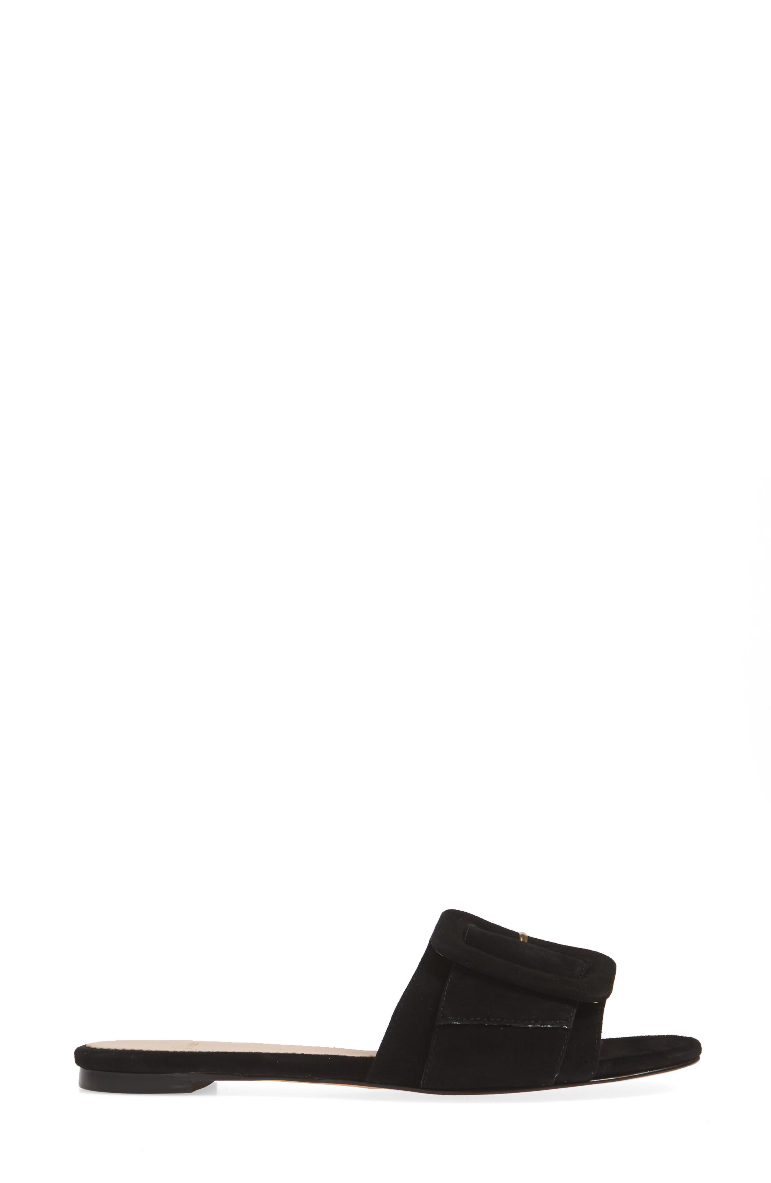 J.Crew Cora Buckle Slide Sandal, Alternate, color, 