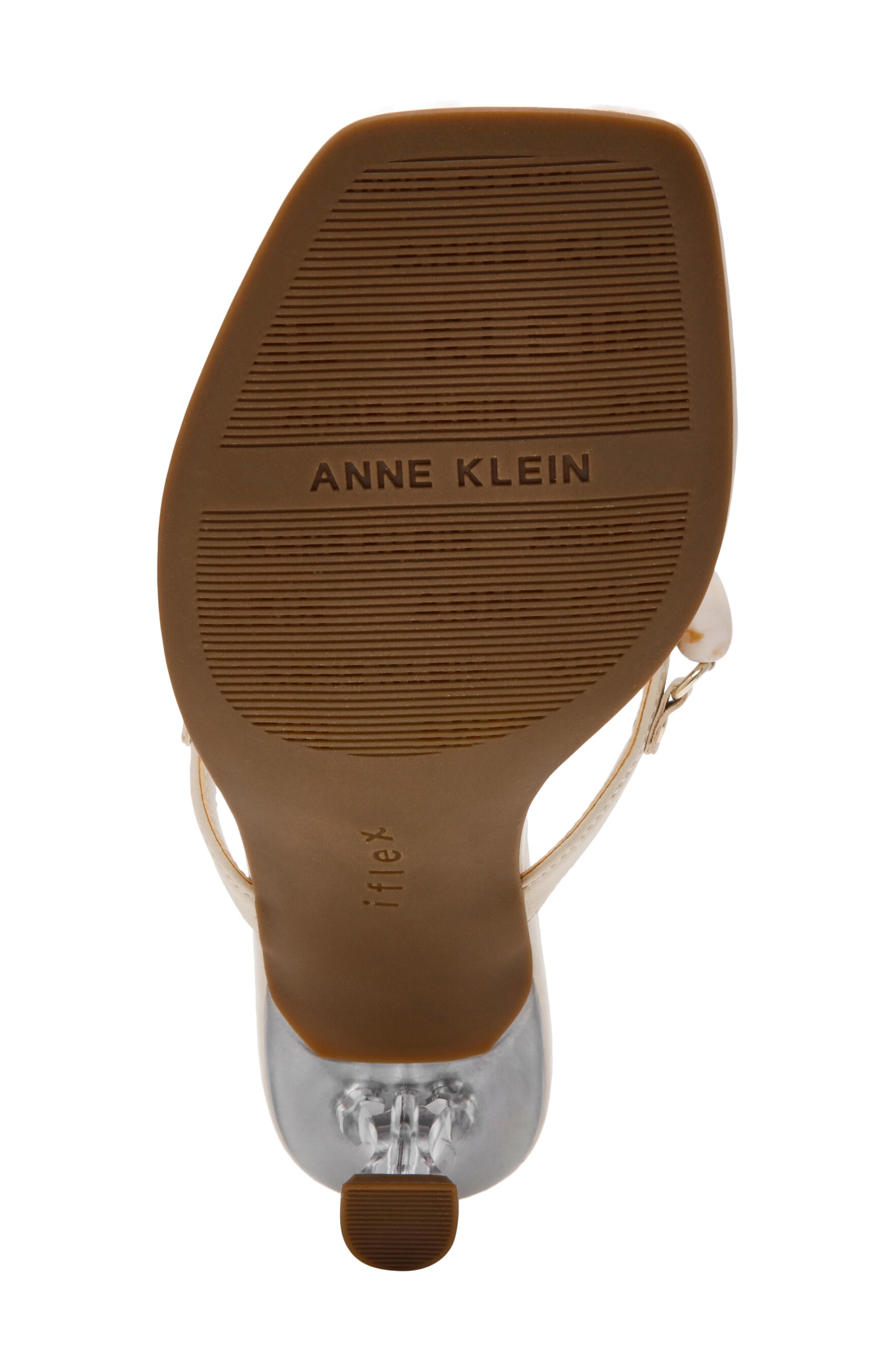 Anne Klein Gwenn Stone Embellished Thong Sandal, Alternate, color, 