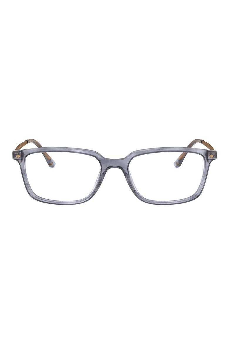 55mm Rectangular Optical Glasses, Main, color, BLUE