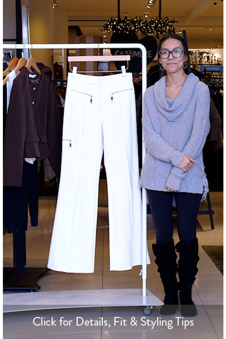 Emory Zip Pocket Flare Leg Pants video