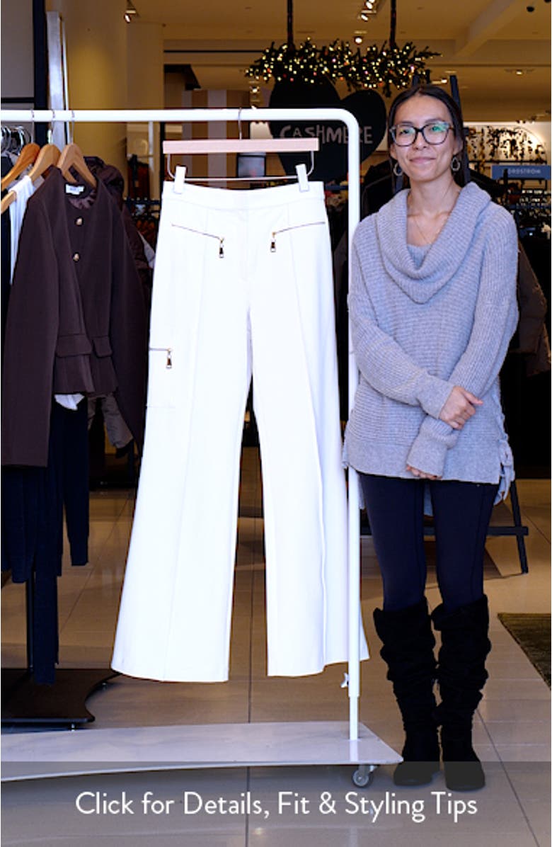 Emory Zip Pocket Flare Leg Pants, sales video thumbnail