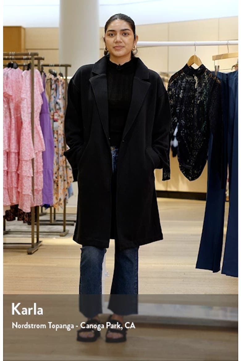 Cloud Fleece Longline Blazer video