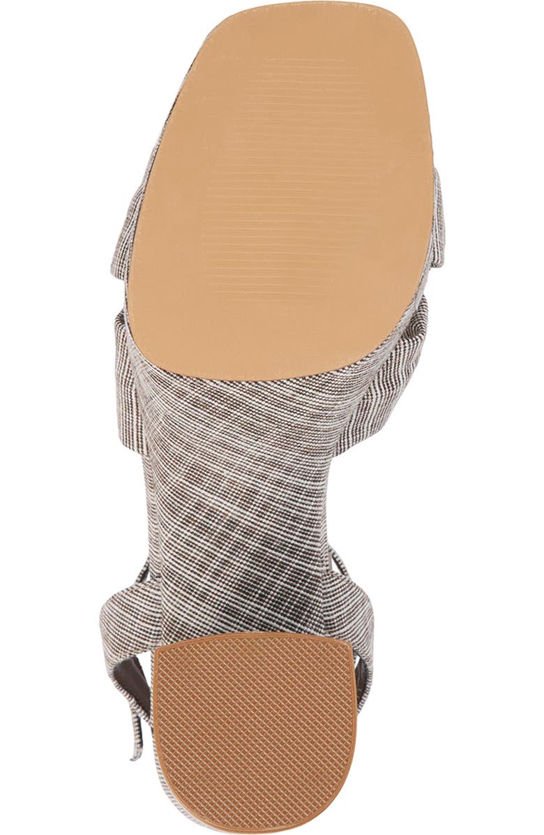 Matisse Platform Ankle Strap Sandal, Alternate, color, Brown Stripe