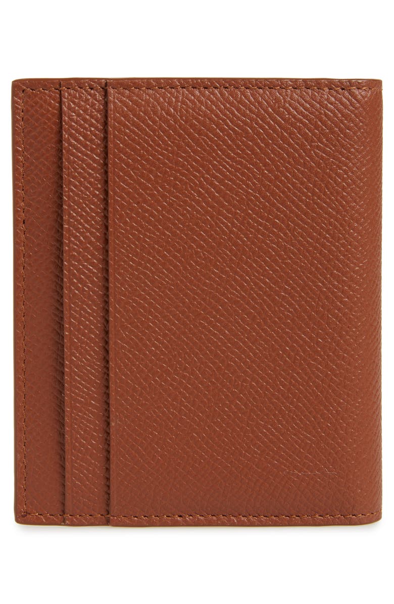 FERRAGAMO Double Gancio Tall Leather Wallet, Alternate, color,