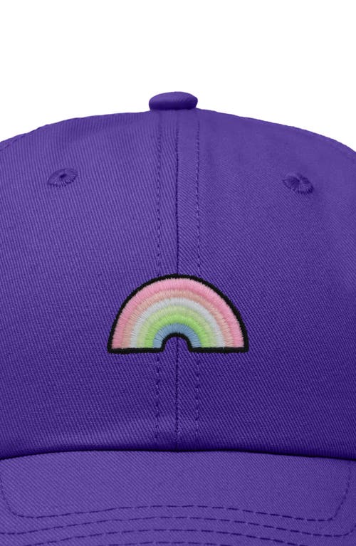 Dalix Rainbow Hat In Purple