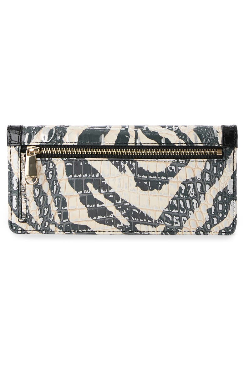 Brahmin Ady Croc Embossed Leather Wallet, Alternate, color, Everlasting Encore