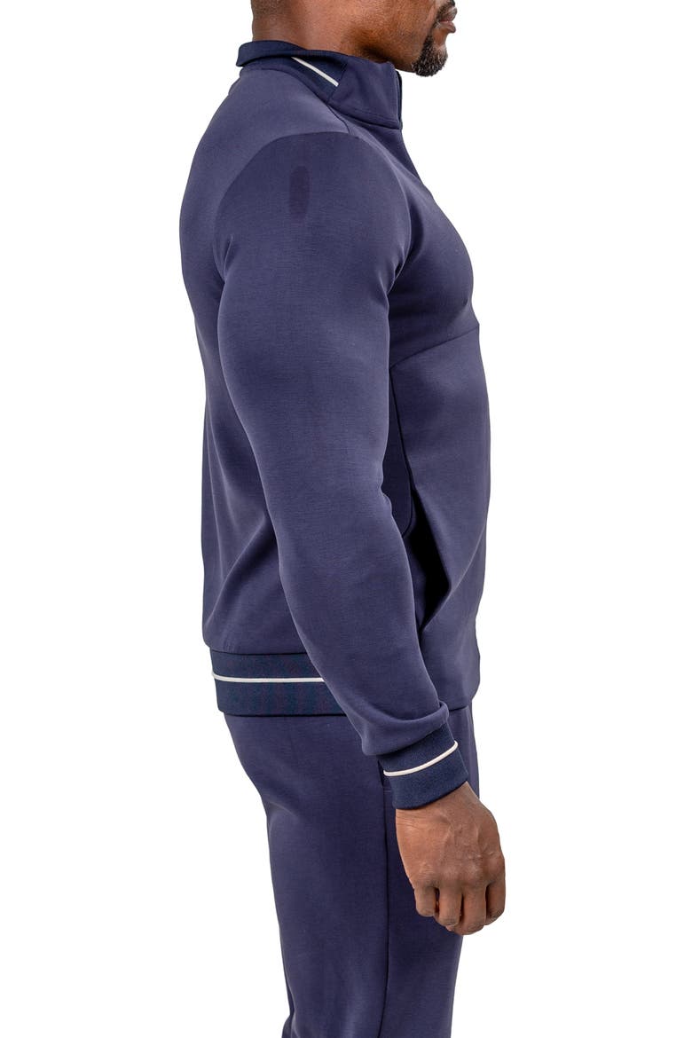 Martyr0003 Zip-Up Sweatshirt, Alternate, color, BLUE