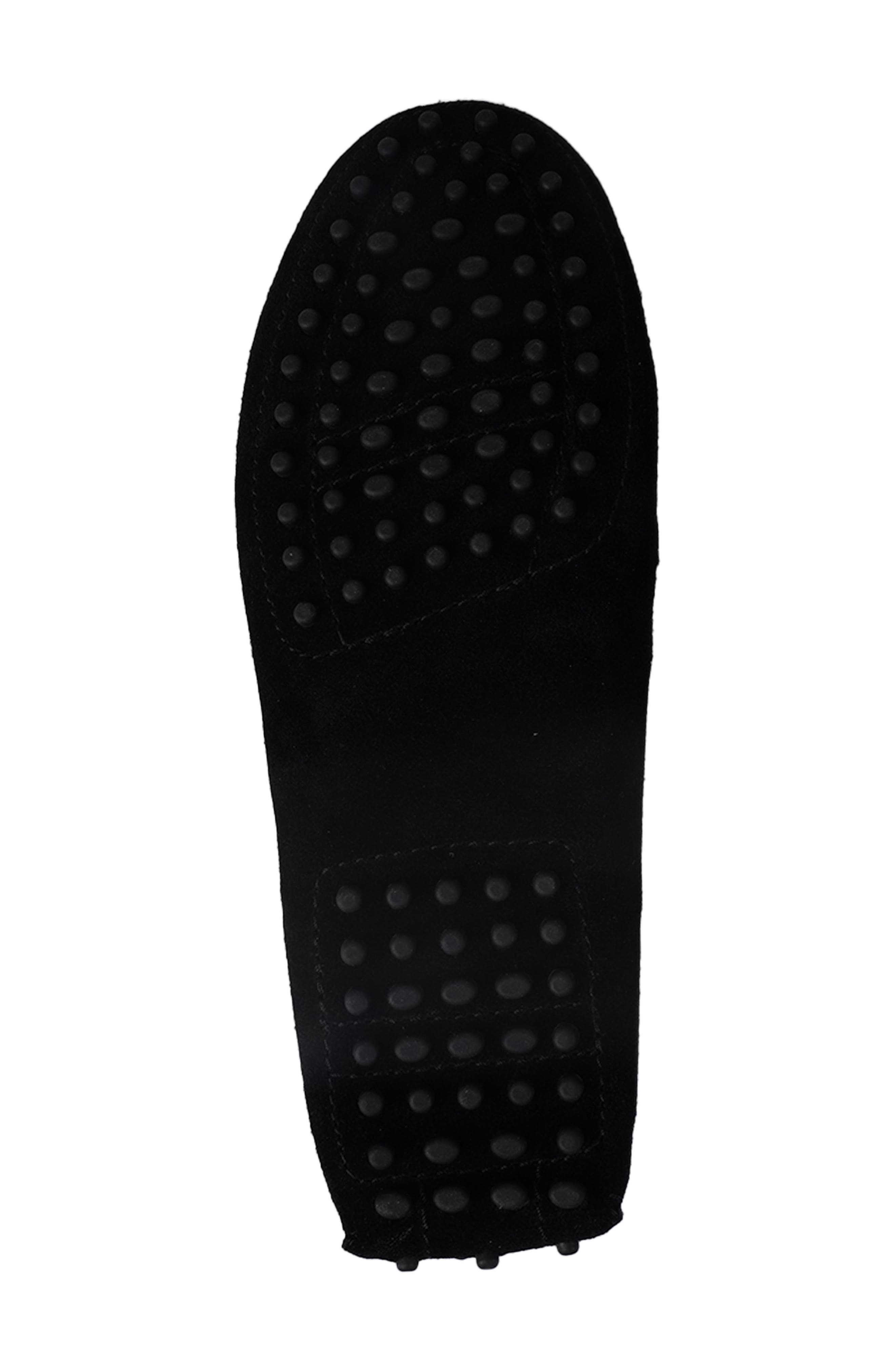 National Comfort Serinna Studded Tassel Driving Loafer, Alternate, color, Black Suede