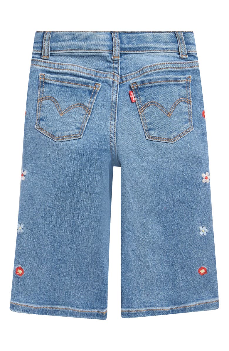 Levi's Bow Top & Embroidered Jeans Set, Alternate, color, Crystal Rose