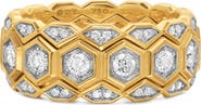 David Yurman Men's Hex Stack Ring