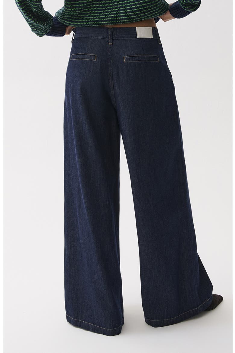 Delphine High Waist Wide Leg Jeans, Alternate, color, FORCE