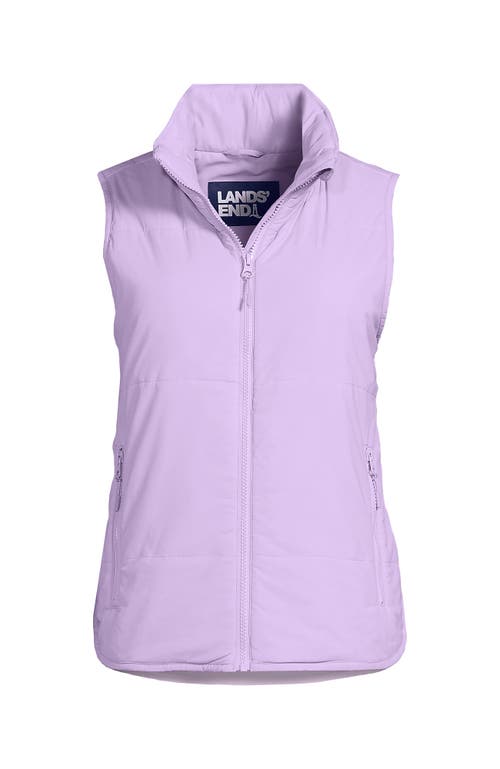 Lands' End Wanderfree Insulated Vest In Lilac Petal