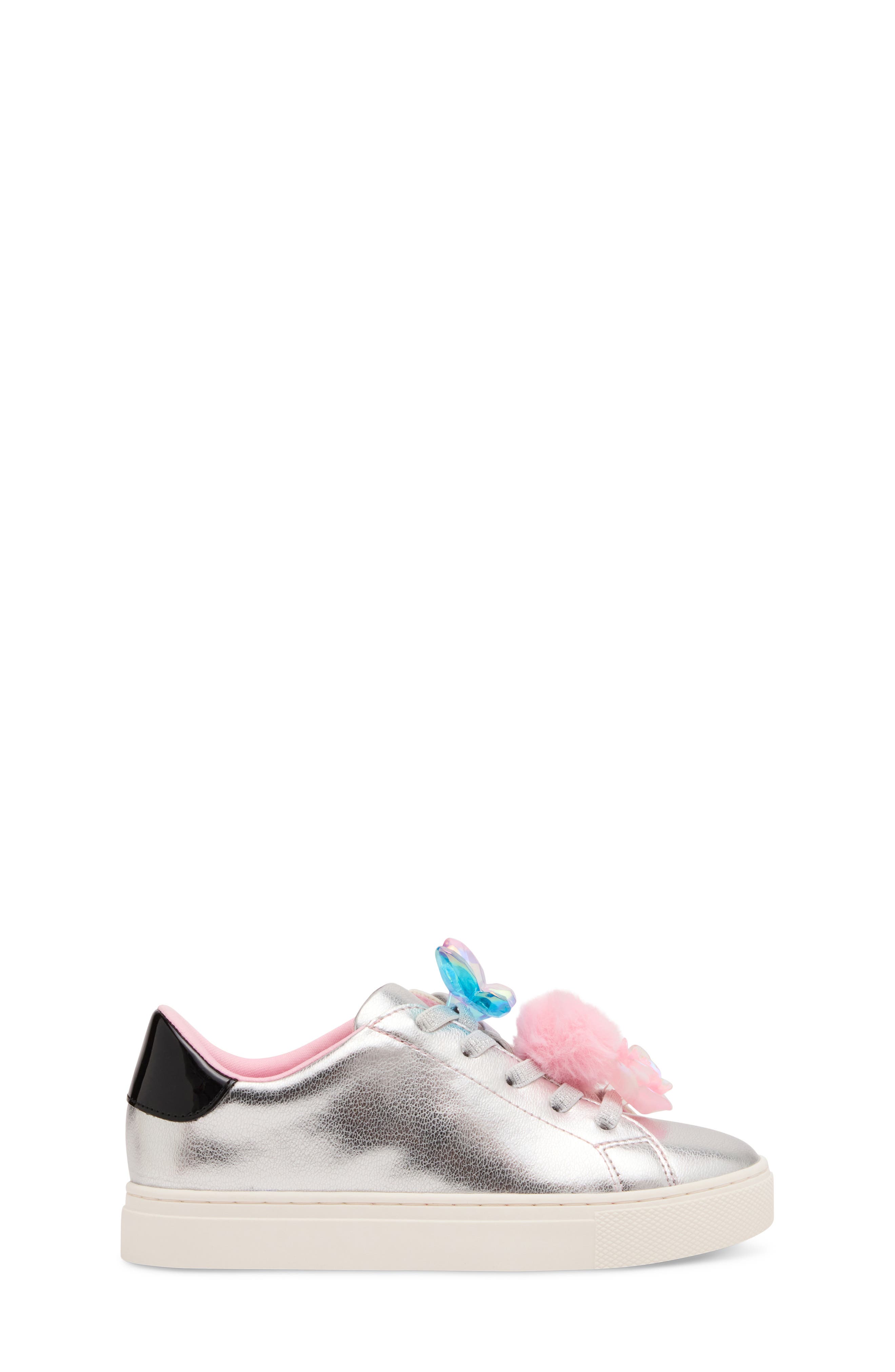 Kids' Jolive Sneaker, Alternate, color, SILVER