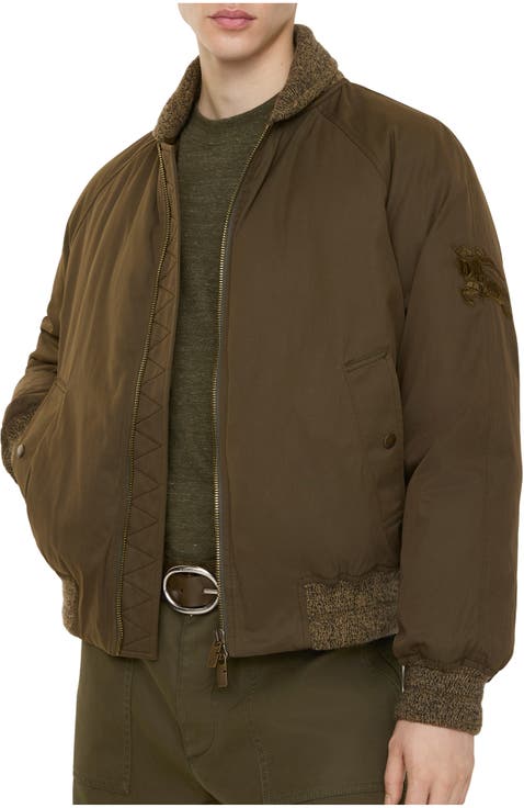 Gabardine Bomber Jacket
