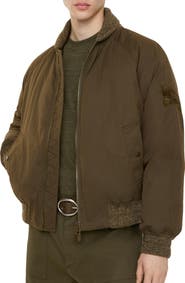 Burberry Gabardine Bomber Jacket