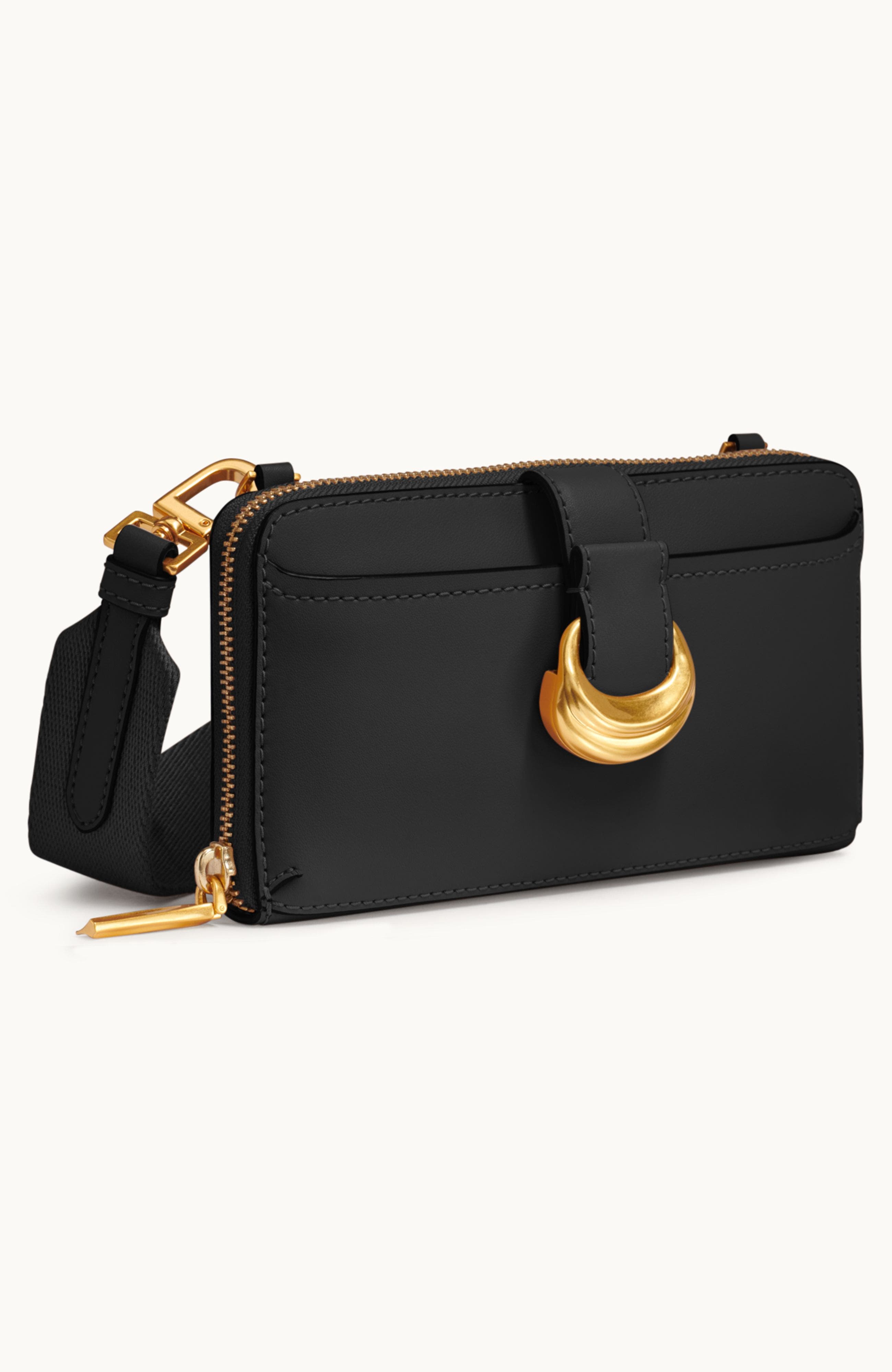 Donna Karan New York Valley Stream Wallet, Alternate, color, Black/Gold