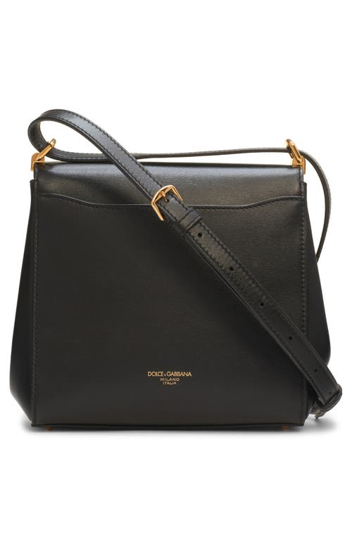 Dolce & Gabbana Leather Shoulder Bag In 80999 Nero