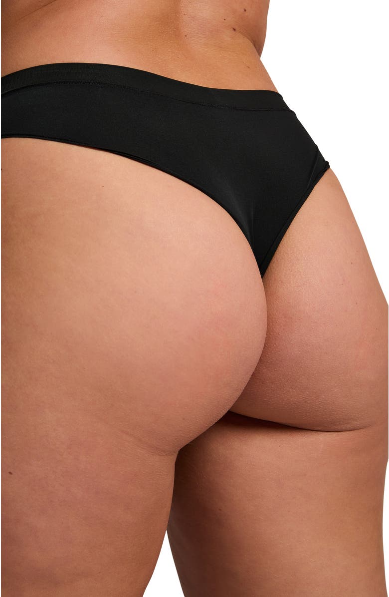 Hunkemöller Mesh Brazilian Knickers, Alternate, color, Caviar