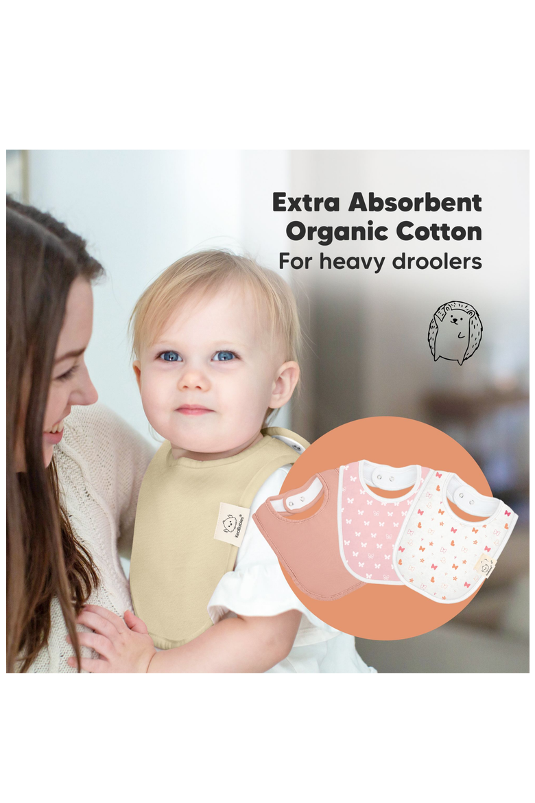 8-Pack Baby Drool Bibs, Alternate, color, Butterflies