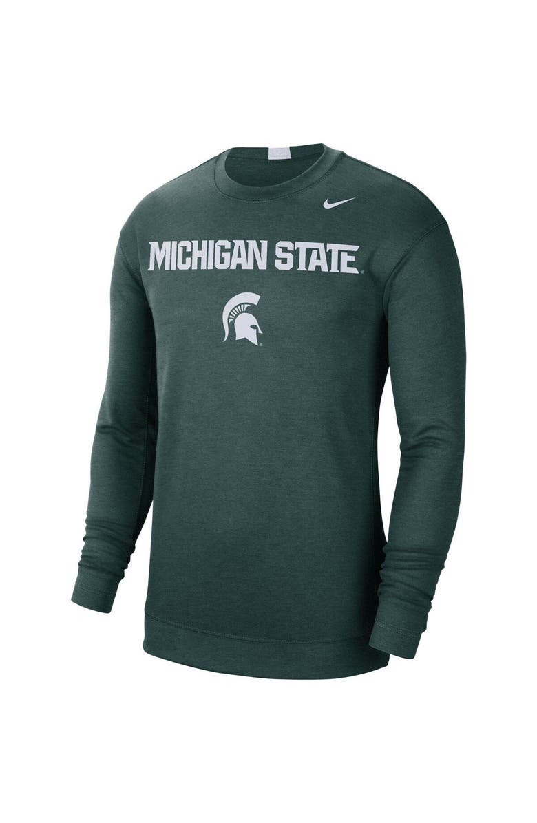 Nike Men's Nike Green Michigan State Spartans 2021/22 Basketball Team Spotlight Performance Long Sleeve T-Shirt, Alternate, color, 