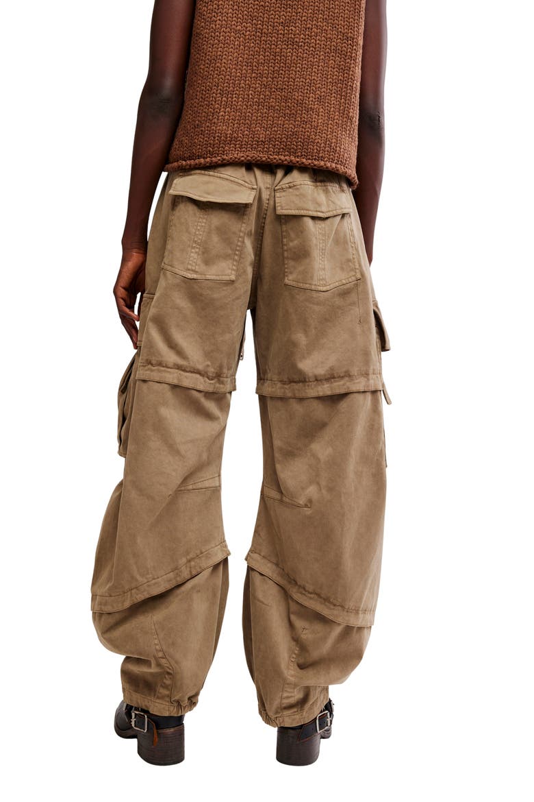 Reef Curved Cargo Twill Pants, Alternate, color, ALOE