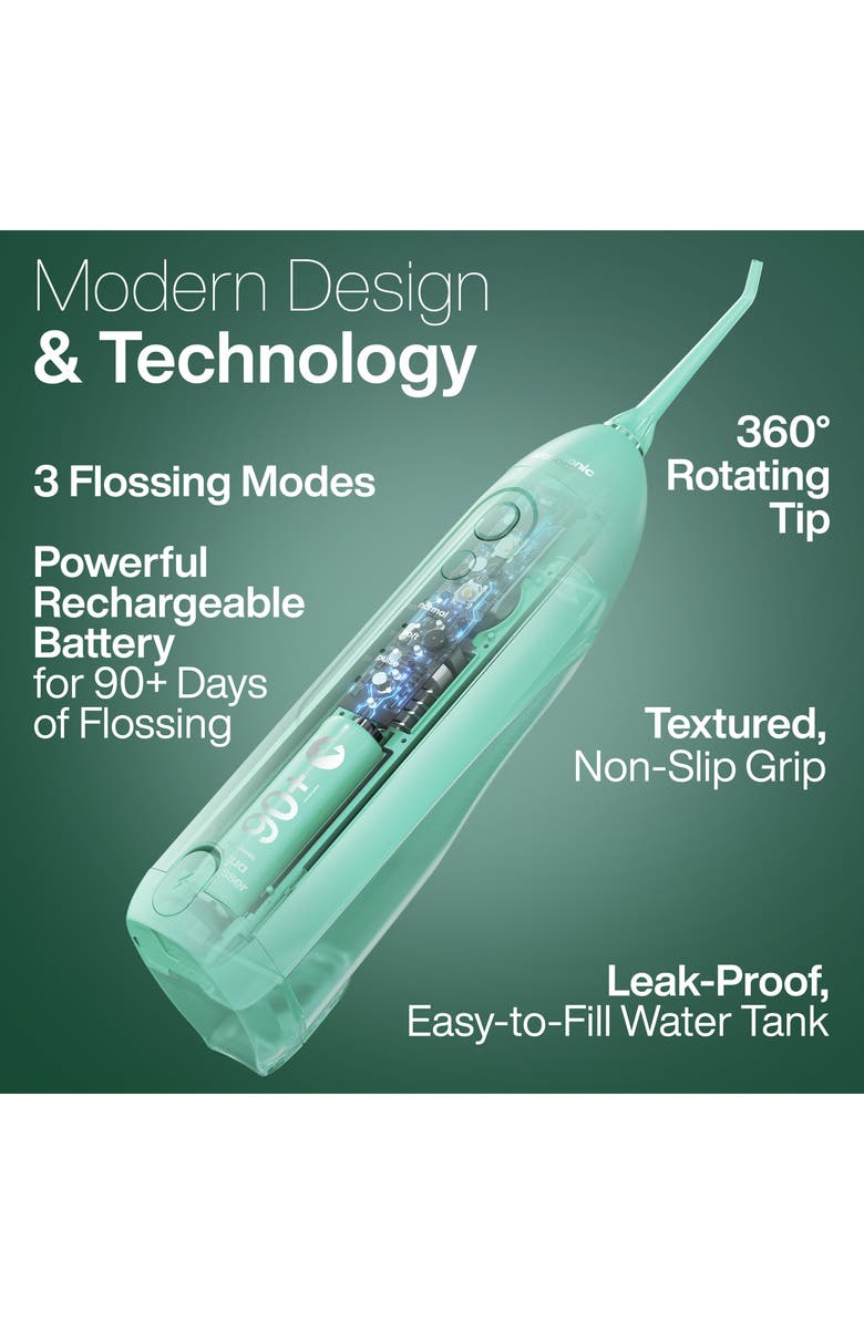 AQUASONIC Icon Power Toothbrush & Water Flosser Set, Alternate, color, Mint