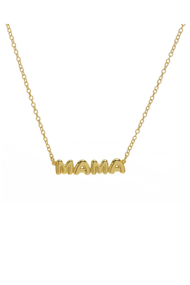 Bubble Mama Pendant Necklace, Main, color, GOLD