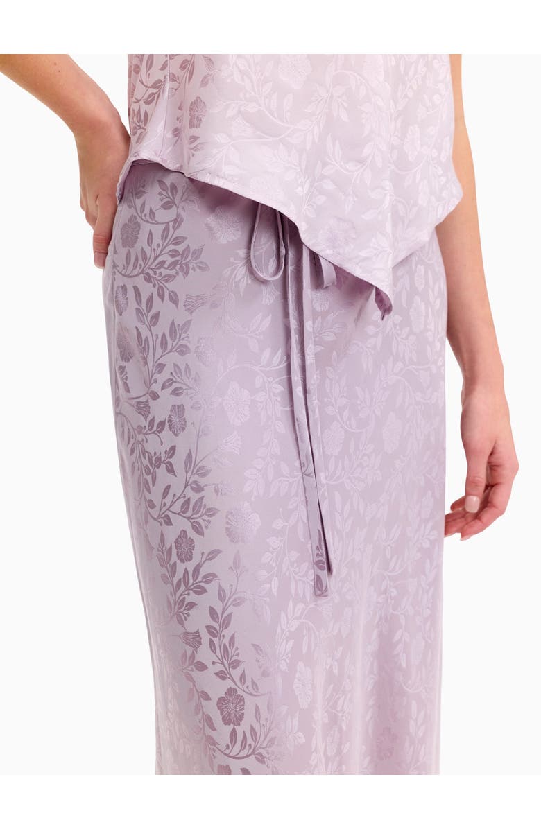 Rebecca Taylor Emery Jacquard Skirt, Alternate, color, Wisteria