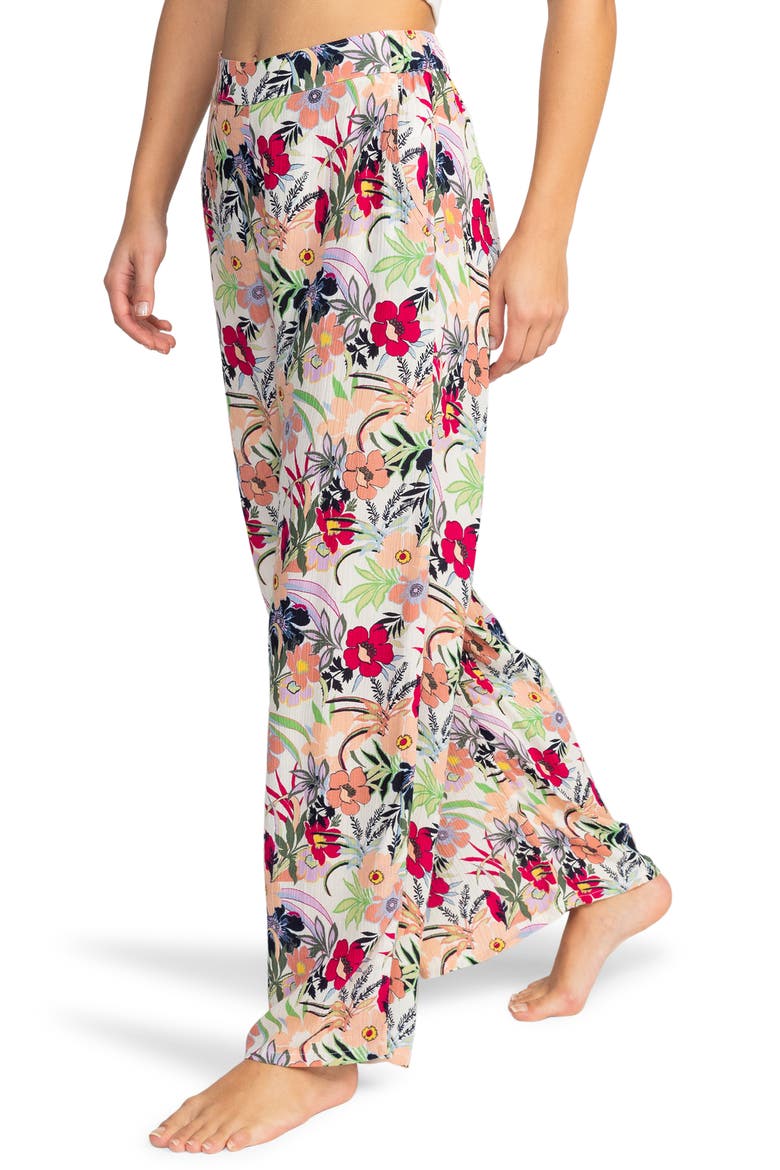 Midnight New Avenue Print Wide Leg Pants, Alternate, color, ASH ROSE WALLFLOWER