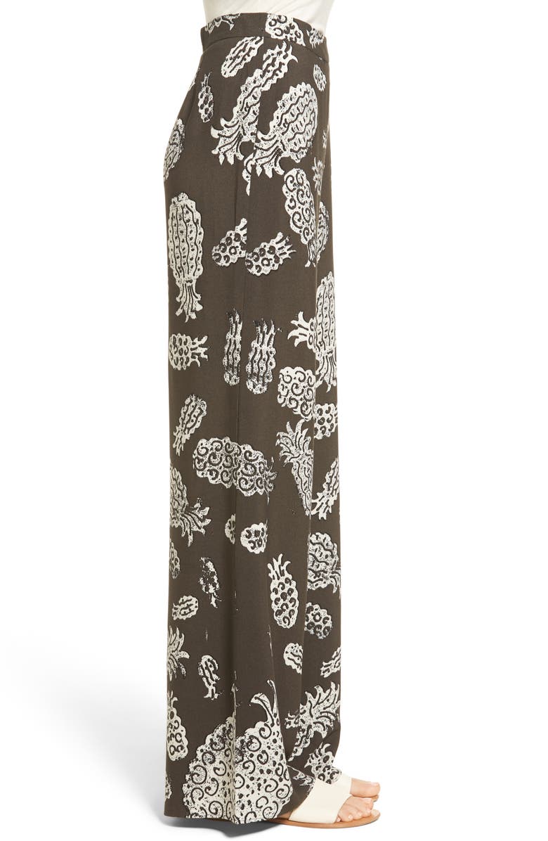 NIC+ZOE Pineapple Pop Print Pants, Alternate, color,