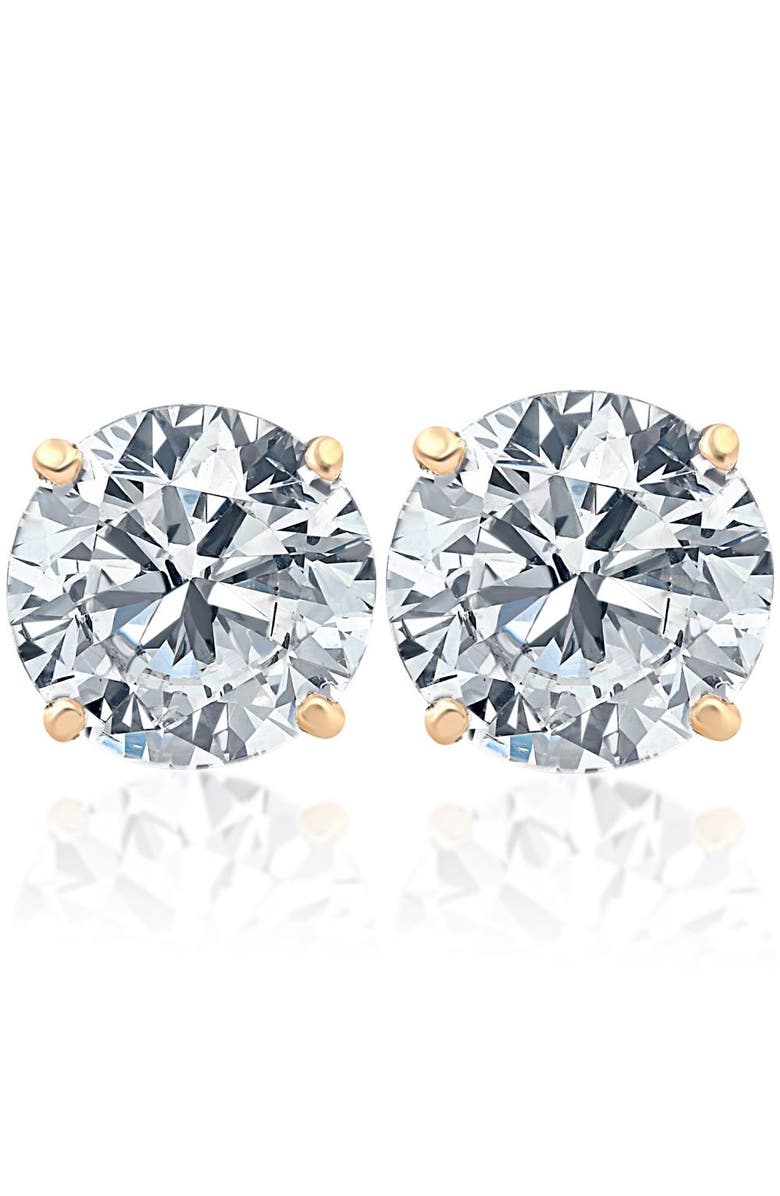 Bliss Diamond 1 1/2ct Lab Grown Diamond Studs 14k Gold Earrings, Main, color, 14K Yellow Gold