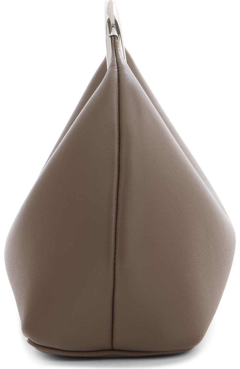 Jacquemus Le Petite Calino Leather Top Handle Bag, Alternate, color, Taupe 193
