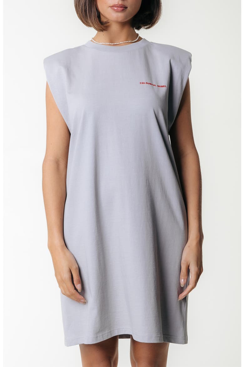 CLRFL Summer Padded Dress SL, Main, color, Light grey