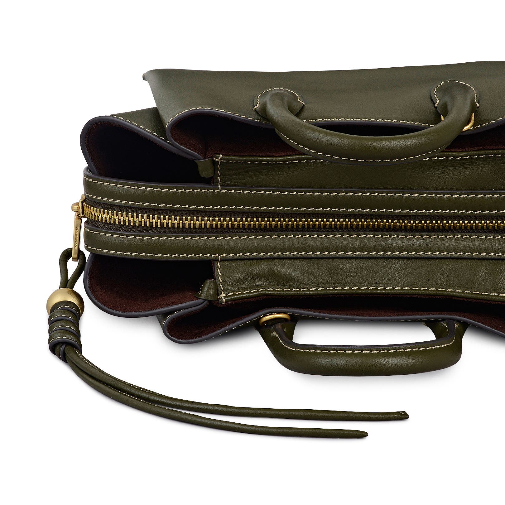 The Romilly Small Ziptop Satchel Bag, Alternate, color, Pine Needle