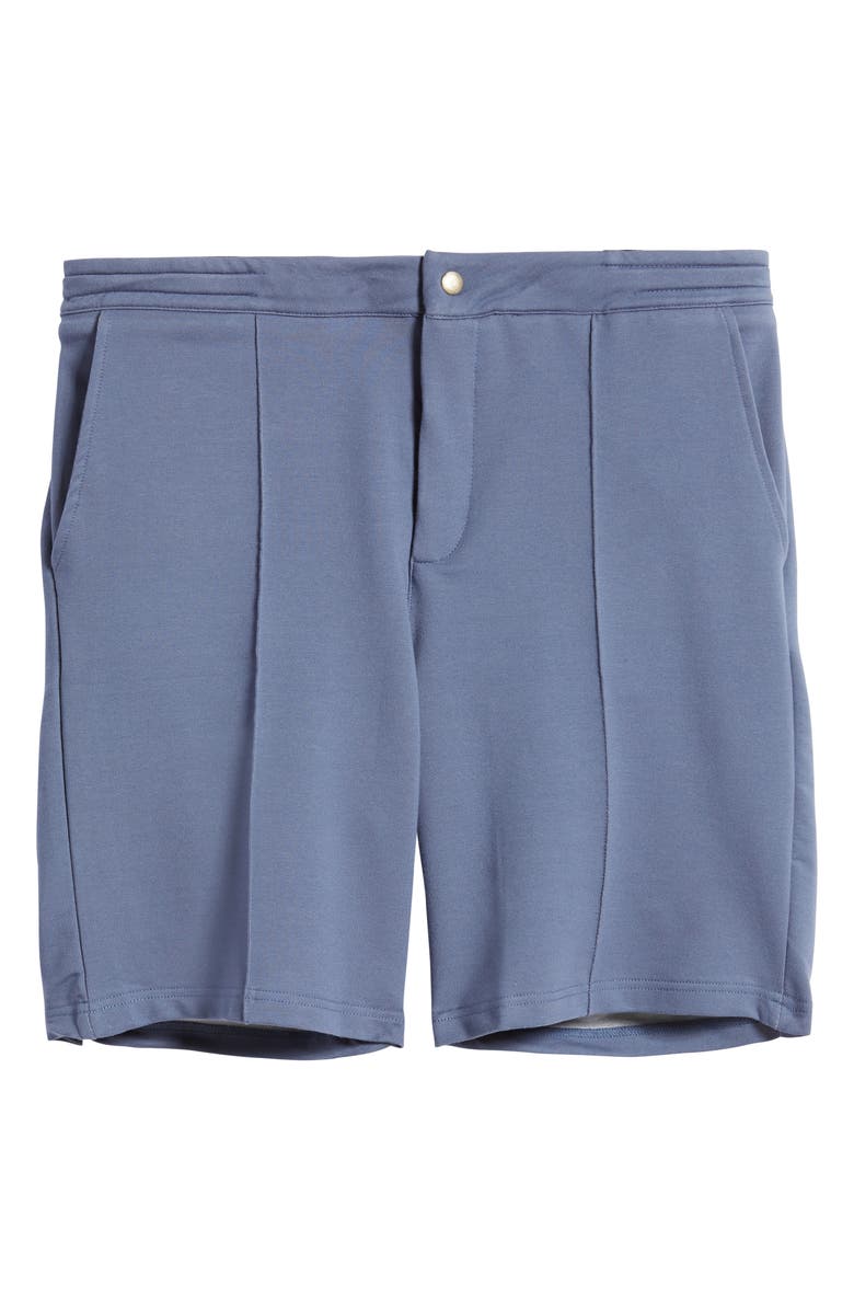 Stone Rose French Terry Shorts, Alternate, color, Blue