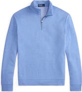 Polo Ralph Lauren Textured Double Knit Quarter Zip Pullover