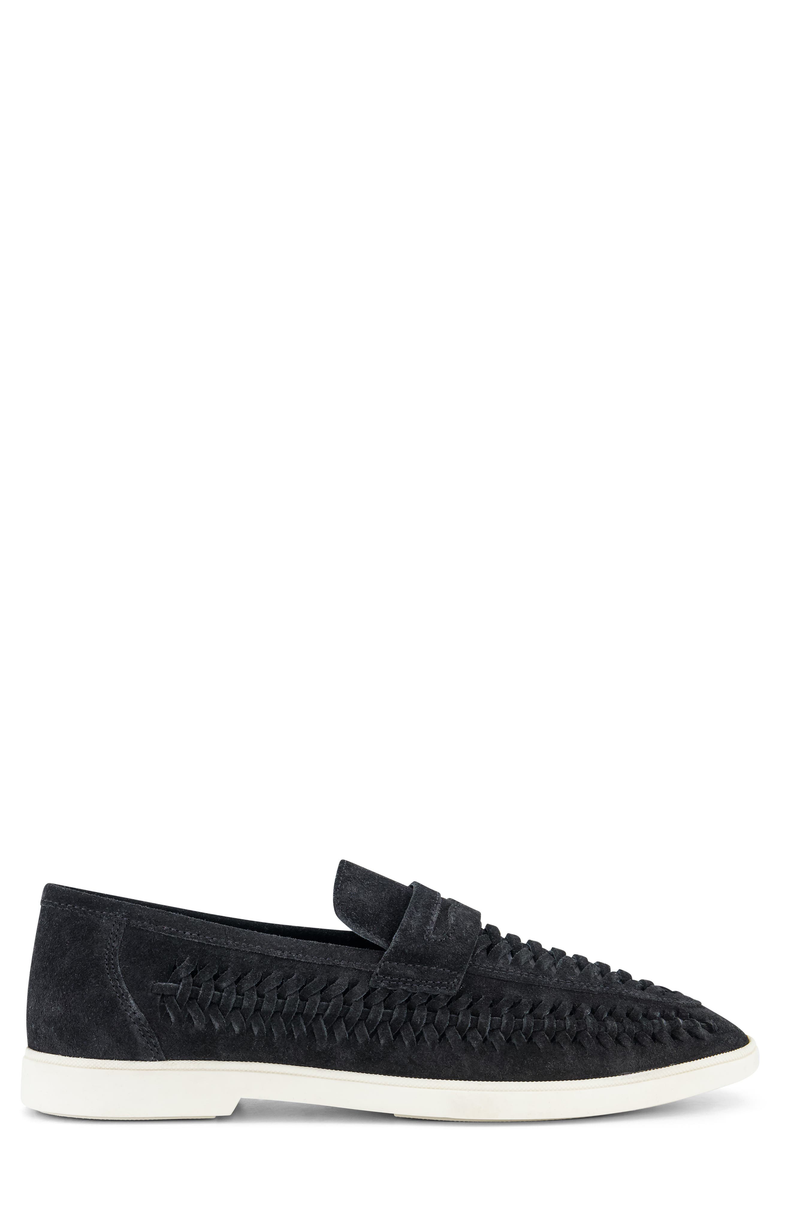 KARL LAGERFELD PARIS Achille Penny Loafer, Alternate, color, Black