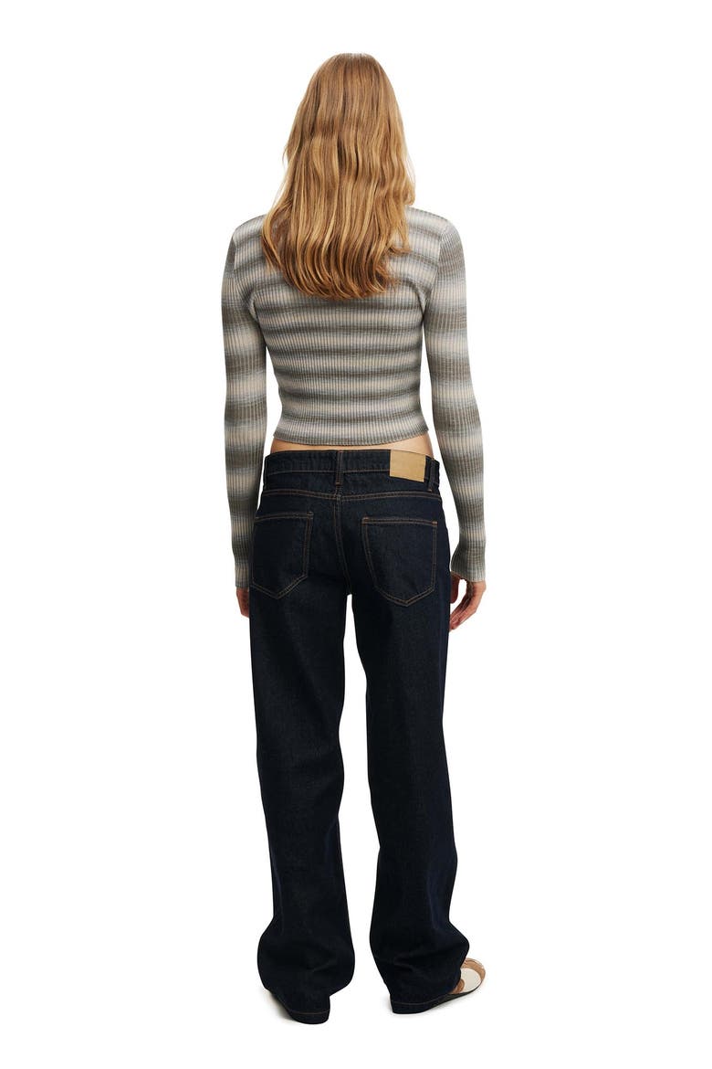 Women's Low Rise Straight Jean, Alternate, color, Indigo