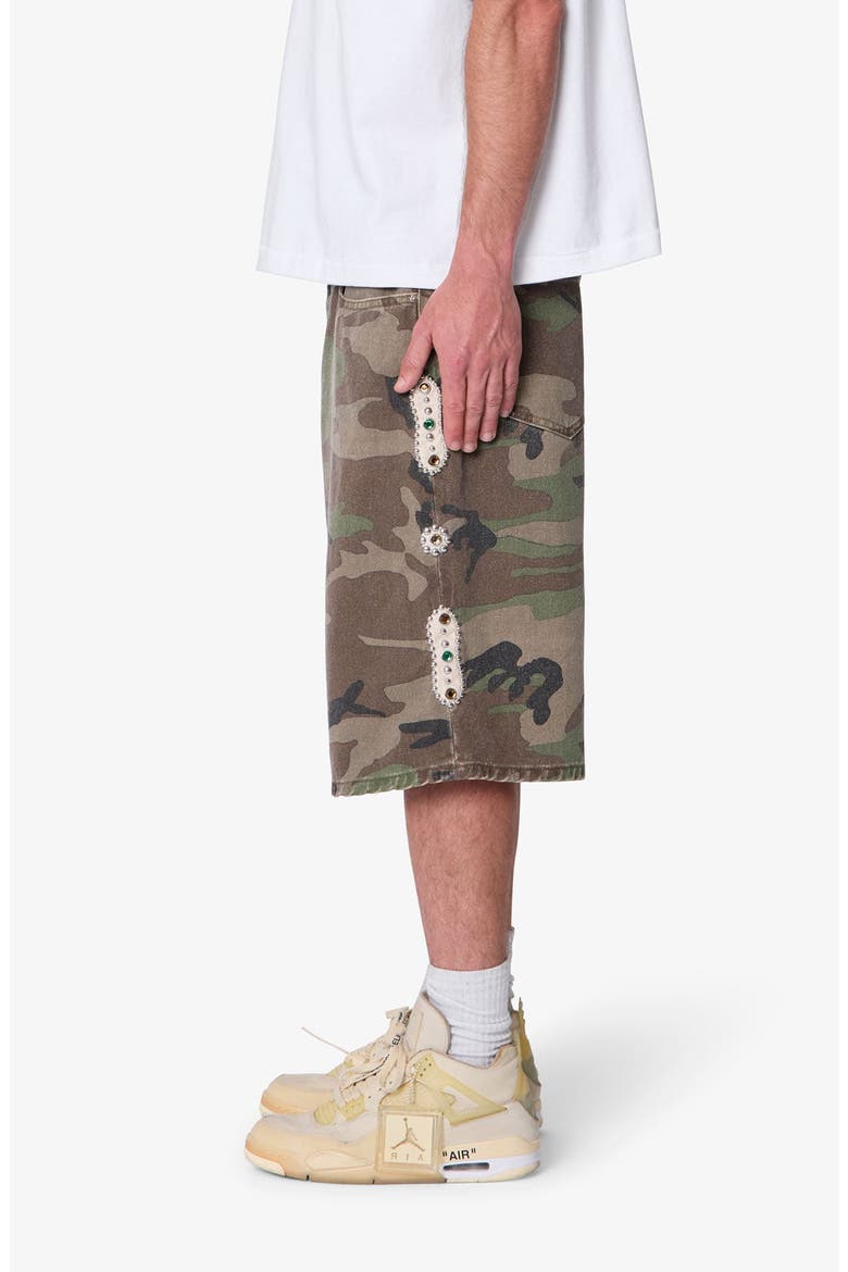 Mojave Camo Canvas Shorts, Alternate, color, CAMO