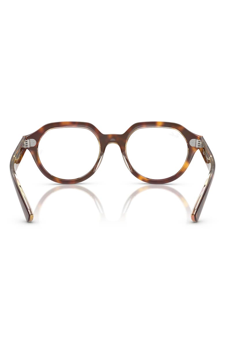 Ray-Ban 49mm Gina Square Optical Glasses, Alternate, color, 