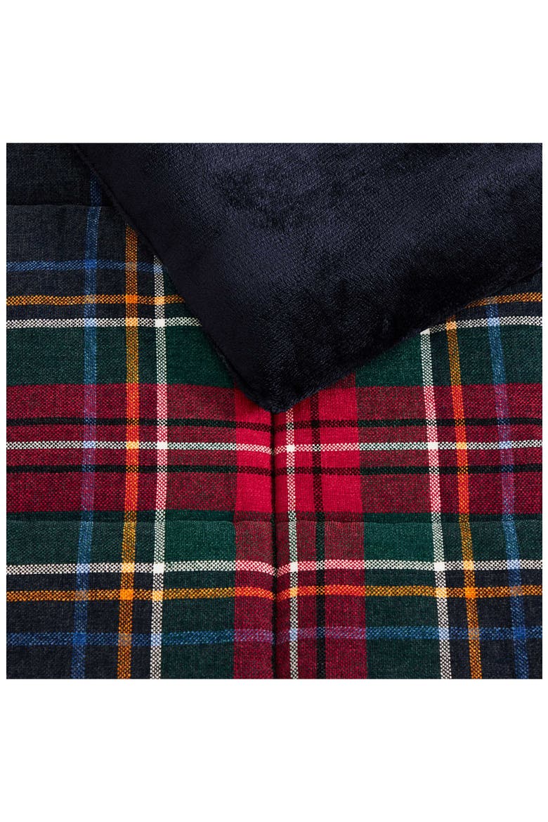 Devon Tartan 3-Piece Comforter Set, Alternate, color, NAVY BLUE